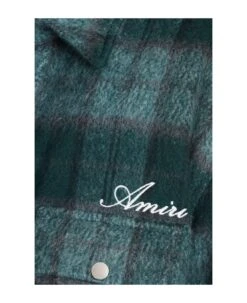 Amiri Casual Jacket In Green Wool -Italist Store be6562767484e96ede3a28f34bdbabf1