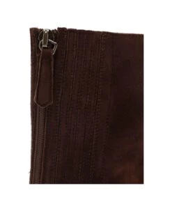 Aquazzura 'saint Honore' Dark Brown Ankle Boots With Block Heel In Suede Woman -Italist Store c00e7b88373b4d94b3c54f10b3b80034