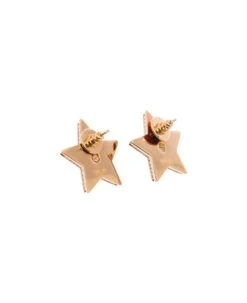 Versace Gold-colored Star Earrings With Medusa In Metal Woman