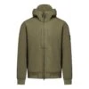 Stone Island Soft Shell-r_e.dye Technology Jacket In Green Recycled Polyester