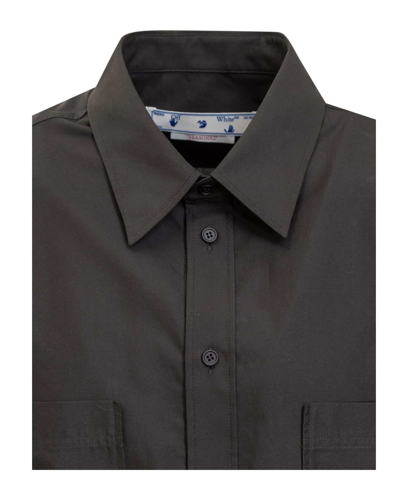 Off-White Summer Shirt 4 Off-White Summer Shirt - Image 4