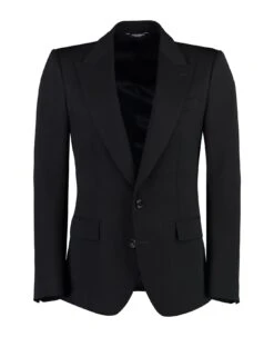 Dolce & Gabbana Single-breasted Virgin Wool Jacket