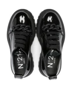 Black Leather Loafer -Italist Store c6b3ce763a2f85ee32bf10c17d7e97a3