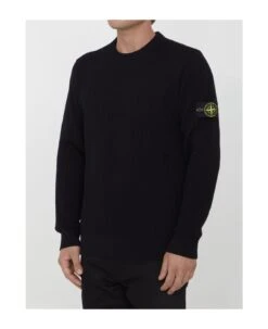 Stone Island Ribbed Wool Jumper -Italist Store c6d7b1685d1bd71175e53ccc5b22b5e9
