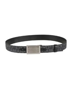 Dolce & Gabbana Logo Plaque Buckle Belt