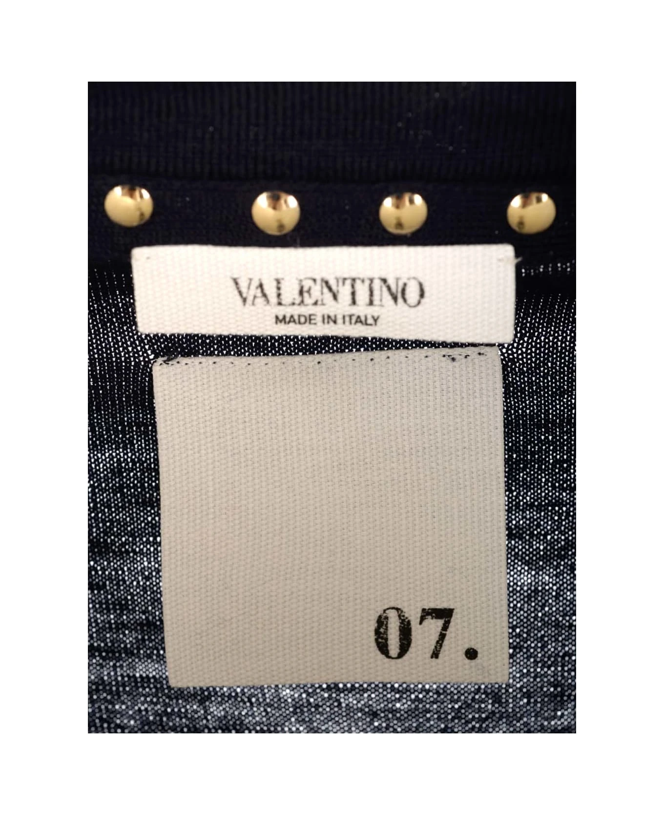 Valentino Garavani Blue "rockstud" Cardigan 3 Valentino Garavani Blue "rockstud" Cardigan - Image 3