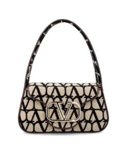 Valentino Garavani Vlogo Signature Foldover Top Tote Bag