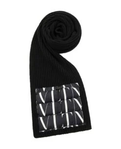 Valentino Garavani Wool Logo Scarf