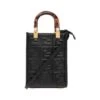 FENDI Sunshine Logo Embossed Mini Shoulder Bag