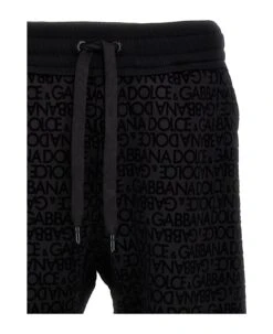Dolce & Gabbana Flocked Logo Joggers -Italist Store cfad95ac174b84e5e22c8c48990b8ff7