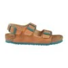 Birkenstock Brown Sandals "milano" For Kids With Logo