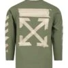 Off-White Green T-shirt For Boy With Logo