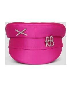 Ruslan Baginskiy Crystal-embellished Satin Baker Boy Cap -Italist Store d3732198c196589223a0f3364239c336