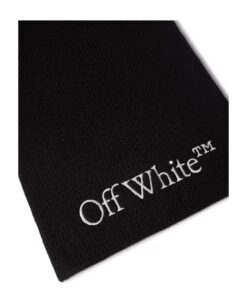 Off-White Black Virgin Wool Bookish Scarf -Italist Store d3aeb99a7edb825d3d54428e514badc4