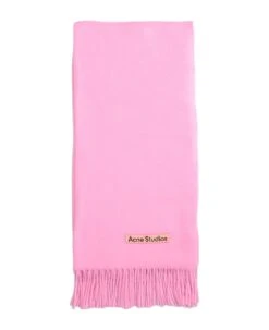 Acne Studios Scarve In Rose-pink Wool