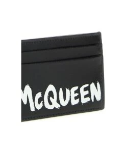 Alexander McQueen Logo Print Card Holder -Italist Store d7926f5499c865b527b929cc1e1a4ee3