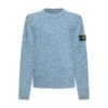 Stone Island Compass-motif Crewneck Knitted Jumper