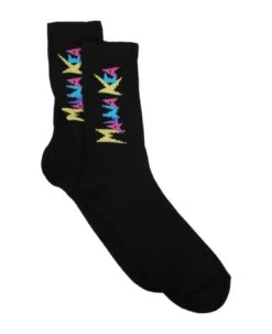 Cotton Blend Logo Socks