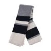 White, Blue And Grey Cashmere Scarf