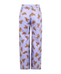 Palm Angels Purple Toousers For Girl With Bear And White Logo -Italist Store de0f1aa68be66d82390c74e22db5d624