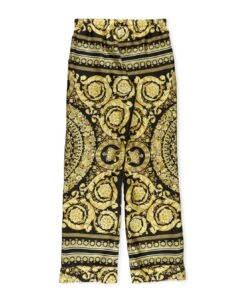 Versace Pants With Baroque Print -Italist Store df551a118d039684d3bf19c0c5c8f6e3