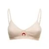 Marine Serre Organic Cotton Ribbed Bra