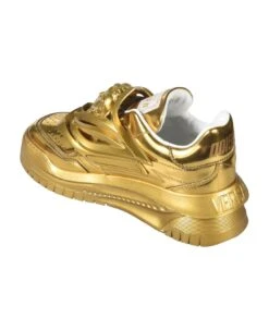 Versace Metallic Sneakers -Italist Store e0362d2b10421b2c41394ea08ec81022