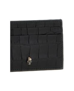 Alexander McQueen Skull Leather Card Holder -Italist Store e22397c516510b785f14ad6dc017b383