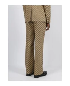 Gucci Gg Supreme Linen Pants -Italist Store e29413dac11b10b5f20dda6074467525