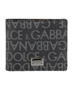 Dolce & Gabbana Logo Monogram Bifold Wallet