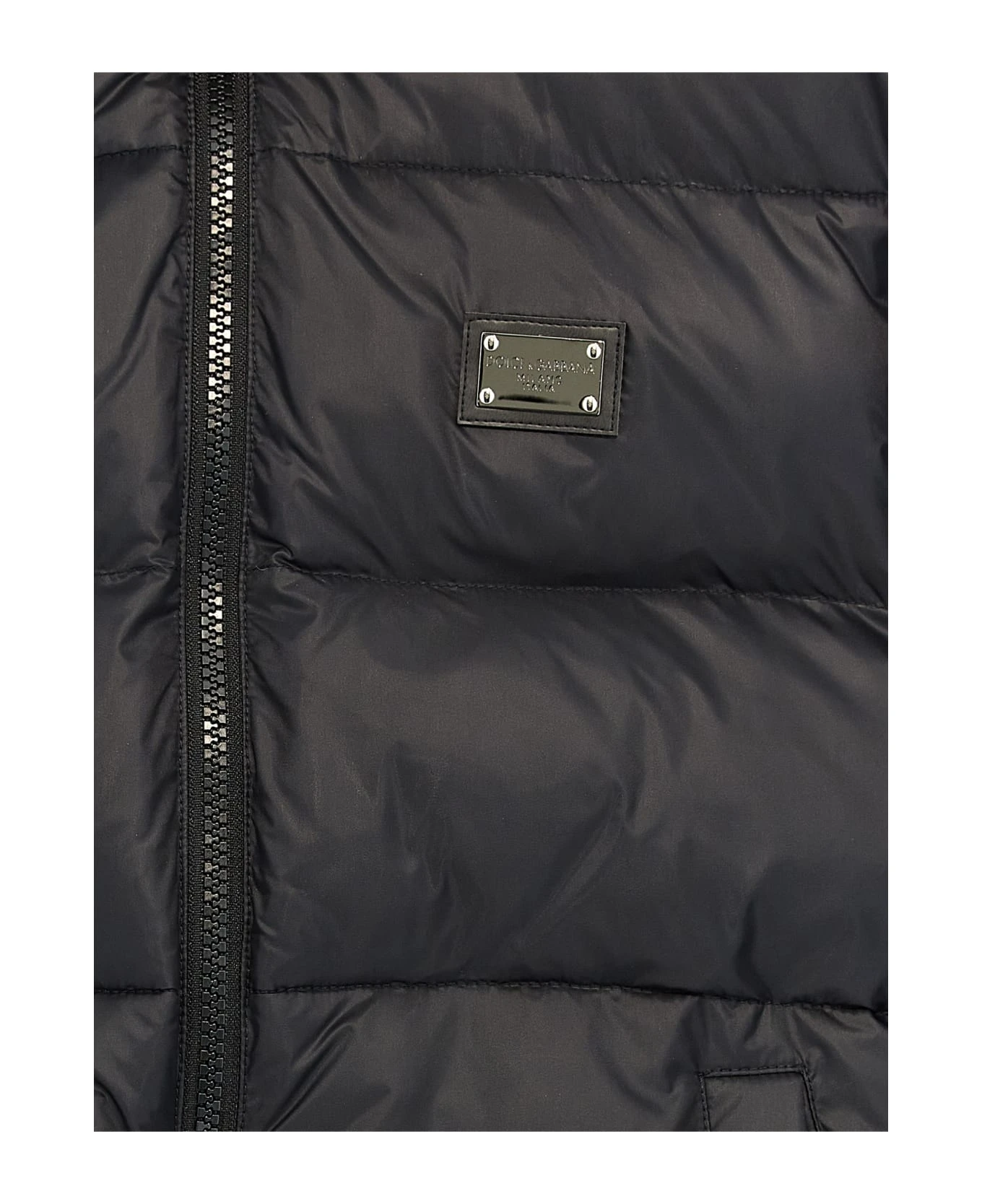 Dolce & Gabbana Logo Plate Down Jacket 4 Dolce & Gabbana Logo Plate Down Jacket - Image 4