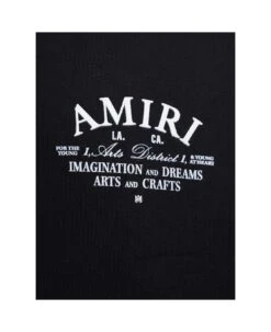Amiri 'arts District' Black Hoodie With Logo Print In Cotton Man -Italist Store e40262ce5c5cbf1955f260fdb28fa54d