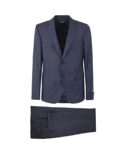 ZEGNA Micro Pinpoint Pure Wool Tailored Suit