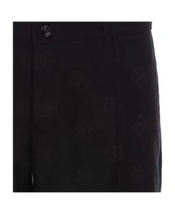 Dolce & Gabbana Dg Logo Jacquard Stretch Wool Pants -Italist Store e53d6ae3e4b8e2271dc954ad3a27624f