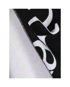 Alexander McQueen Black And White Classic Logo Scarf -Italist Store e619cc5b79c40f5dd773c69f91500243