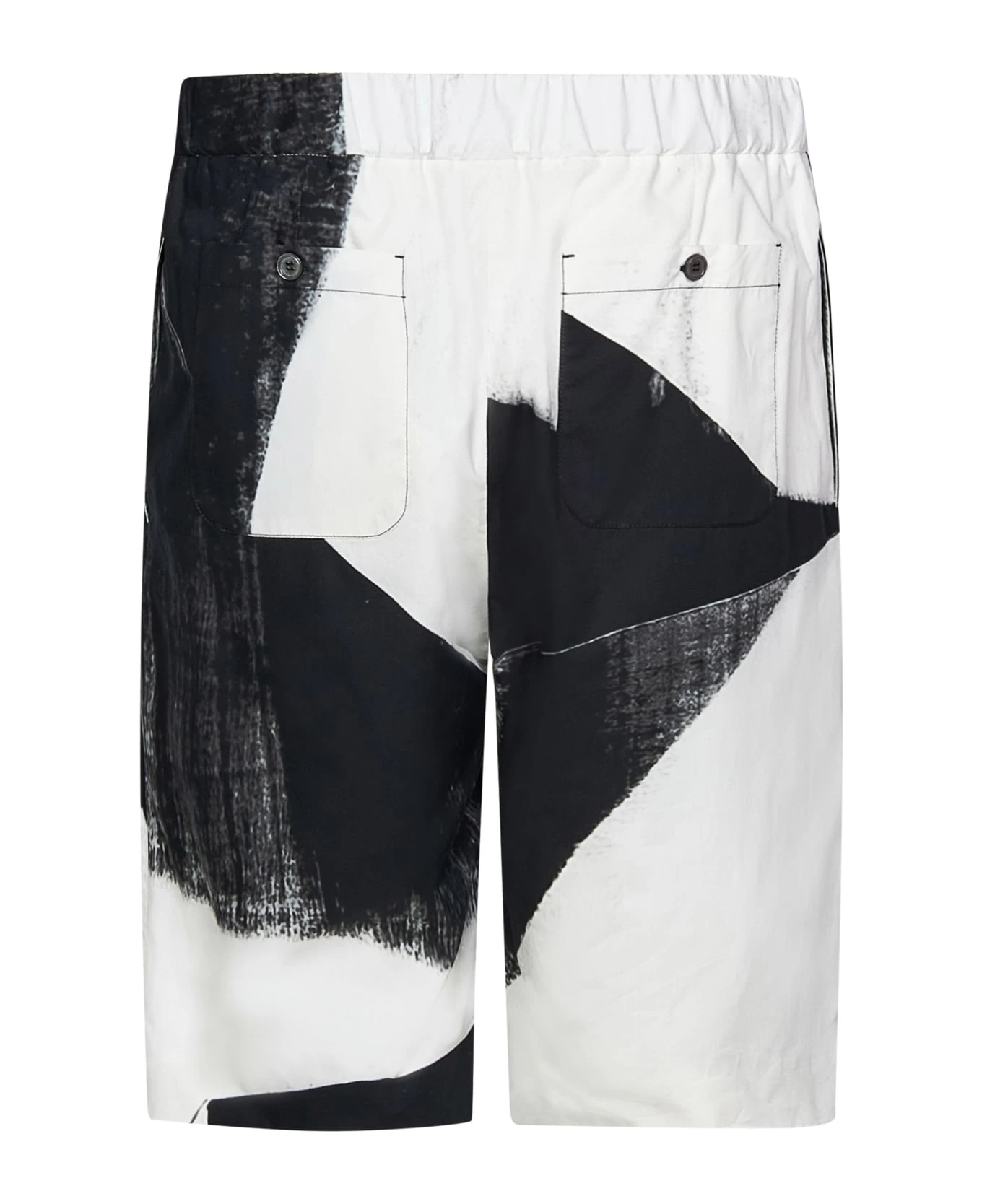 Alexander McQueen Brushstroke Shorts 2 Alexander McQueen Brushstroke Shorts - Image 2
