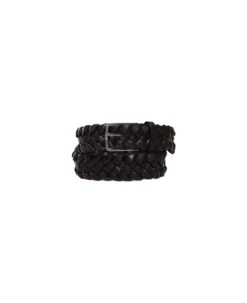 Bottega Veneta Intreccio Leather Foulard Belt