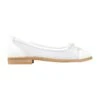 Monnalisa Ballerines Blanches Pour Fille Avec Flocon