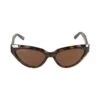 Bb Plaque Cat Eye Frame Sunglasses