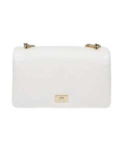 Logo Plaque Chain-linked Shoulder Bag Elisabetta Franchi