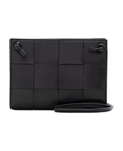 Bottega Veneta Intreccio Cassette Nodini Nappa Crossbody Bag