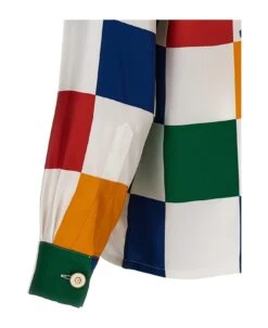 'casablanca Primary Check' Shirt -Italist Store eb567dd48dbea4b1c7b2ca76c15893c9