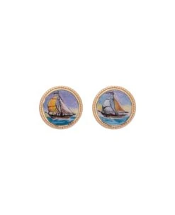 Cufflinks With Sailing Boats Cufflinks