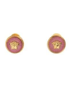 Versace Biggie Jellyfish Button Earrings