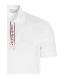 Alexander McQueen Logo Band Polo Shirt -Italist Store edffb4376da68cf8734020e3485bcad1