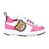 MOSCHINO Fuchsia Sneakers For Girl With Teddy Bear And Logo