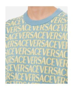 Knit Sweater Versace All Over -Italist Store ef22eadd772cf3a95b10a05e96dcf7f8