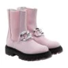 Monnalisa Pink Boots Girl .