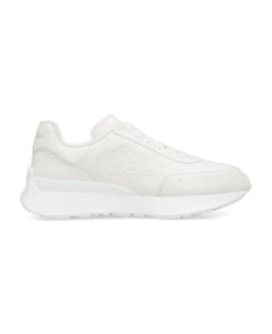 Alexander McQueen Sprint Runner Leather Sneakers