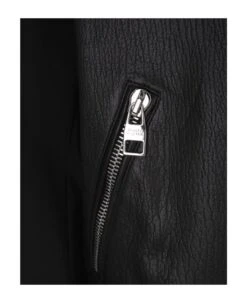 Alexander McQueen Black Leather And Fabric Bomber Jacket -Italist Store f1f6ae06e295029e69ea90c1eb6492b9